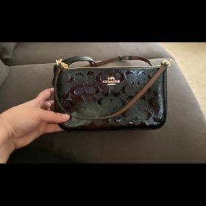 Coach top handle pouch
